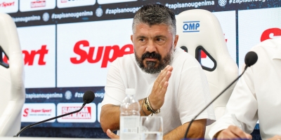 Mister Gattuso i Filip Uremović uoči utakmice Hajduk - Ružomberok