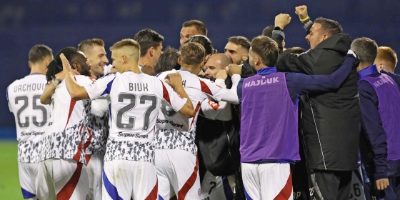 Zagreb: Dinamo (Z) - Hajduk 0:1