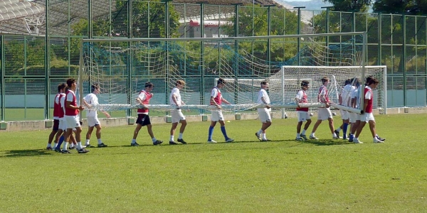 Reja bez čak 17-orice na treningu