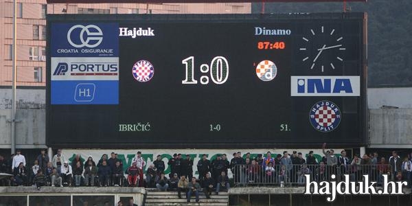 Dinamo i Hajduk 45 minuta kasnije...