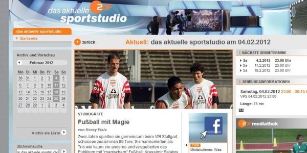 Balakov večeras uživo na ZDF-u