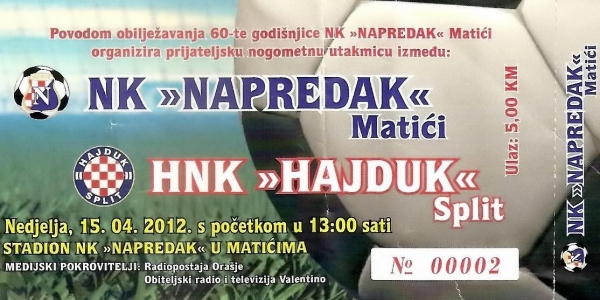 Hajduk u nedjelju gost Napretka iz Matića