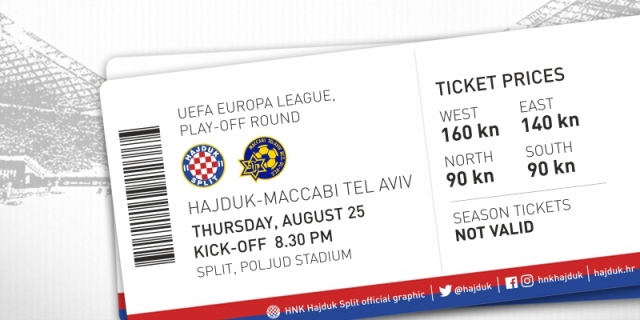 Buy your tickets in advance, save time and money! • HNK Hajduk Split