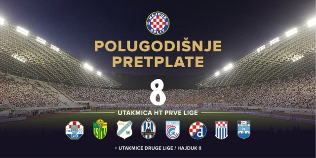 New season tickets now available: benefits for members, gifts, news •  HNK Hajduk Split