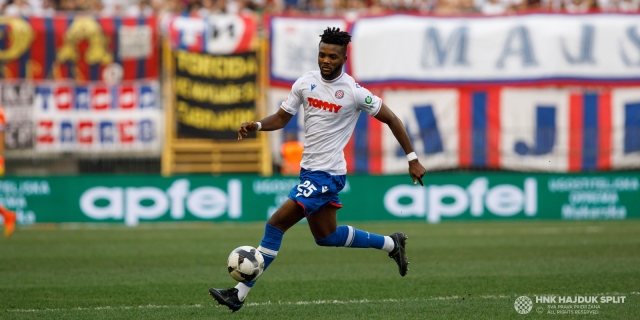 Awaziem edges towards 30-year Hajduk Split record