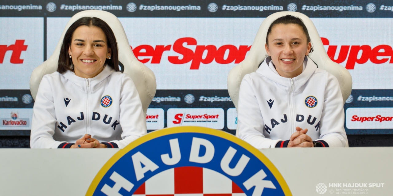 Antonia Dulčić i Iva Bukač nove su igračice Hajduka! • HNK Hajduk Split