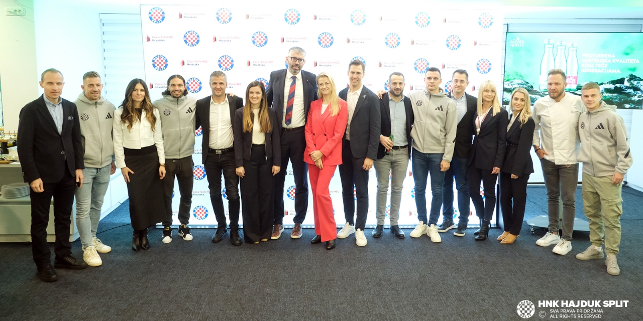 Hajduk i Coca-Cola HBC potpisali sponzorski ugovor