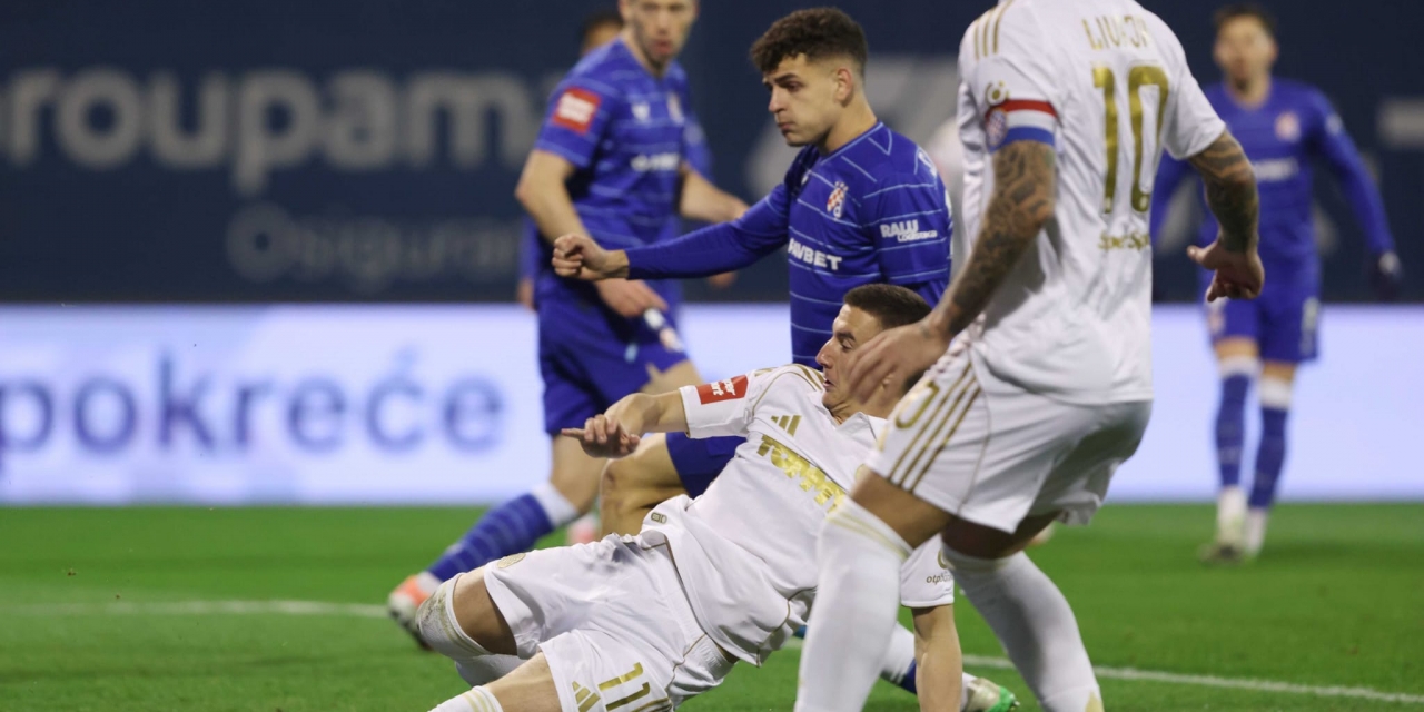 Zagreb: Dinamo (Z) - Hajduk 1:1