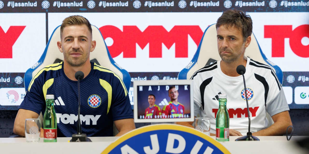 Trener Garcia i Dario Melnjak uoči utakmice s Pafosom