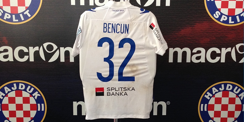 Marko Bencun Jersey Sold for 3.300 Kuna!