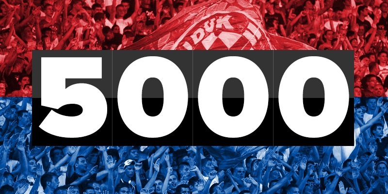 Hajduk učlanio 5.000-tog člana u 2014. godini!
