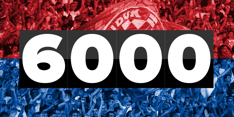Hajduk učlanio 6.000-tog člana u 2014. godini!