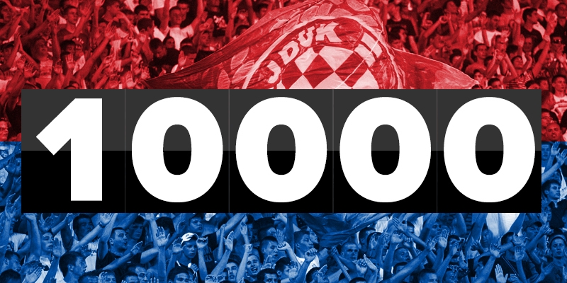 Hajduk ima više od 10.000 članova