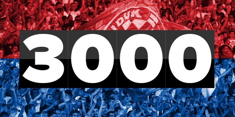 Hajduk učlanio 3000 članova u samo 19 dana 2015. godine!