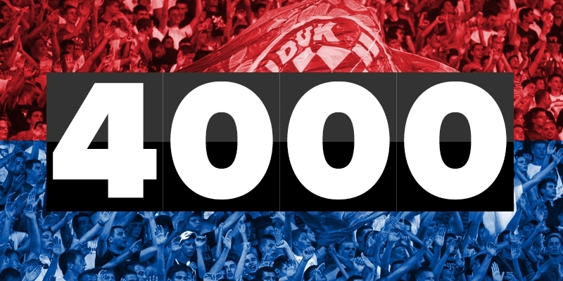 Hajduk učlanio 4000 članova u samo 22 dana 2015. godine!