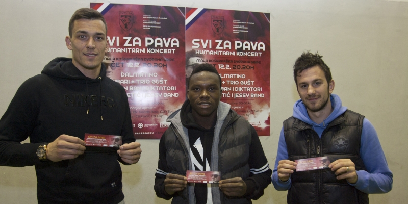 Kalinić, Kouassi i Caktaš kupili ulaznice za splitski humanitarni koncert "Svi za Pava"