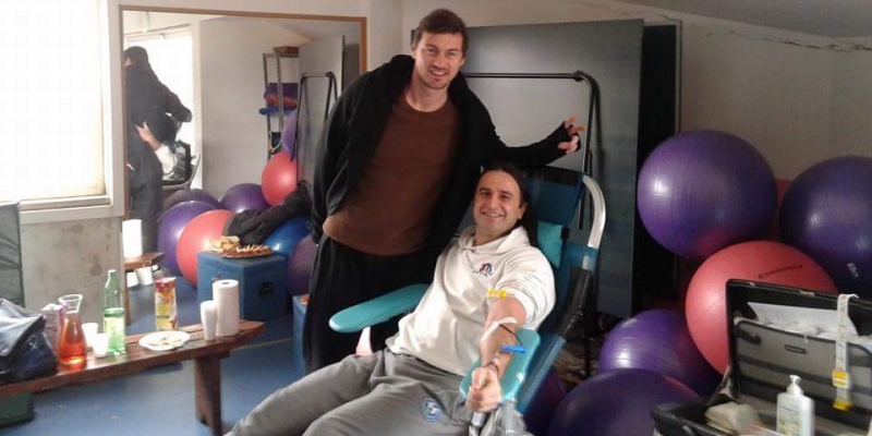 Milevski i Gotal podržali akciju darivanja krvi KDDK Torcida Brda