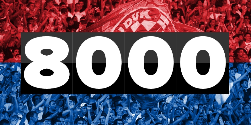 Hajduk učlanio 8.000 člana!