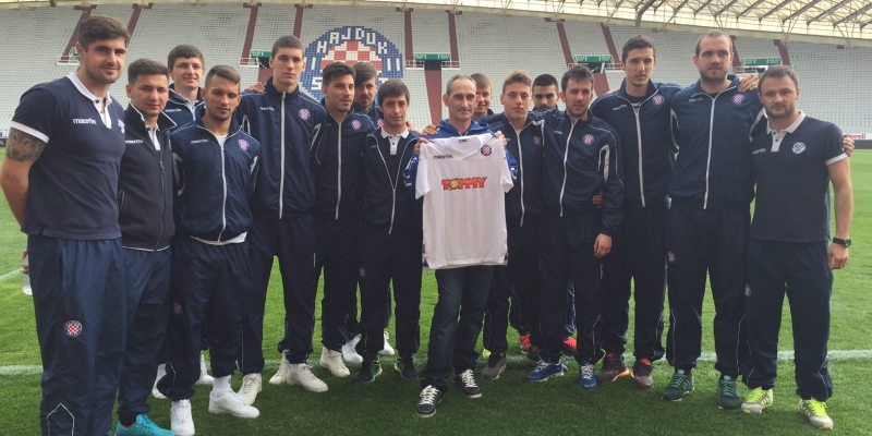 Hajdukovci ostvarili san velikog navijača iz Bjelovara