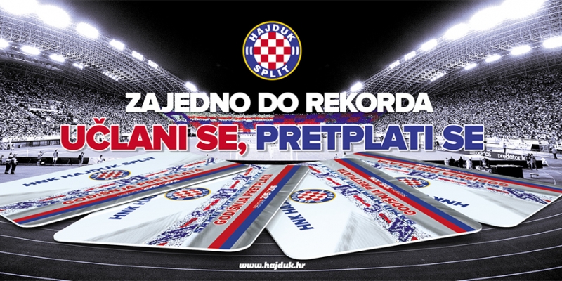 New season tickets now available: benefits for members, gifts, news •  HNK Hajduk Split