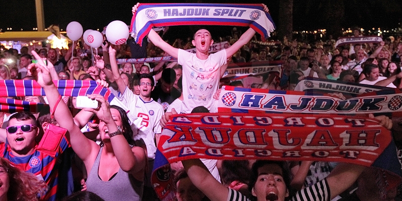 Pogledajte fotoreportažu s Večeri Hajduka na Rivi