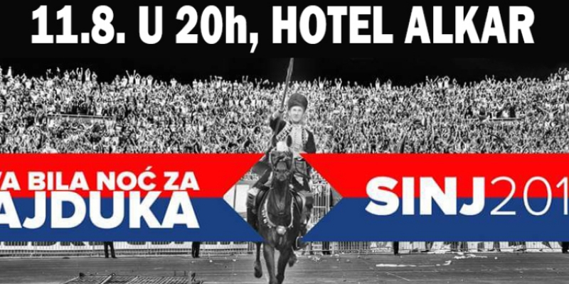 U utorak 11. kolovoza "Bila noć za Hajduka" u Sinju