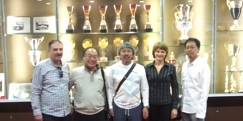 Japanese football officials visited Poljud