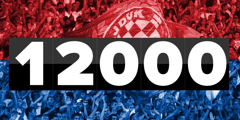 12.000 članova Hajduka u 28 dana