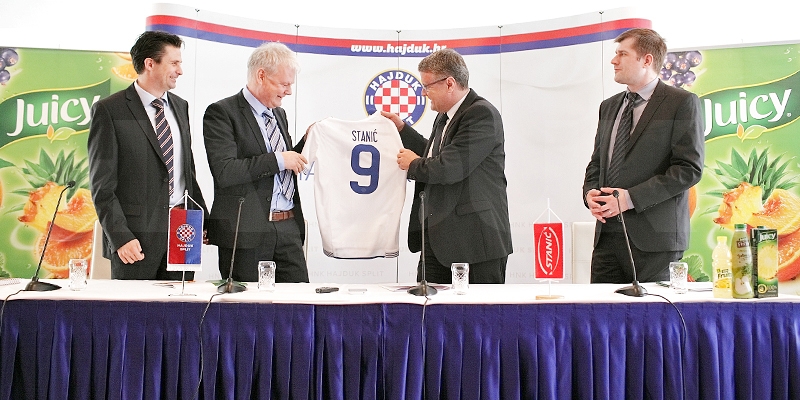 Tvrtka "Stanić Beverages" novi je sponzor Hajduka