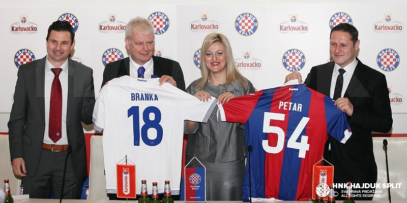 Predstavljeno sponzorstvo Hajduka i Karlovačkog