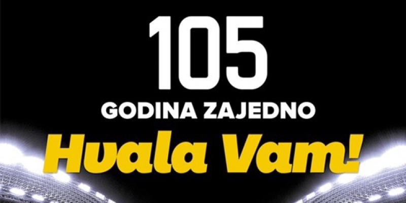 Sretan Ti 105. rođendan, Hajduče!