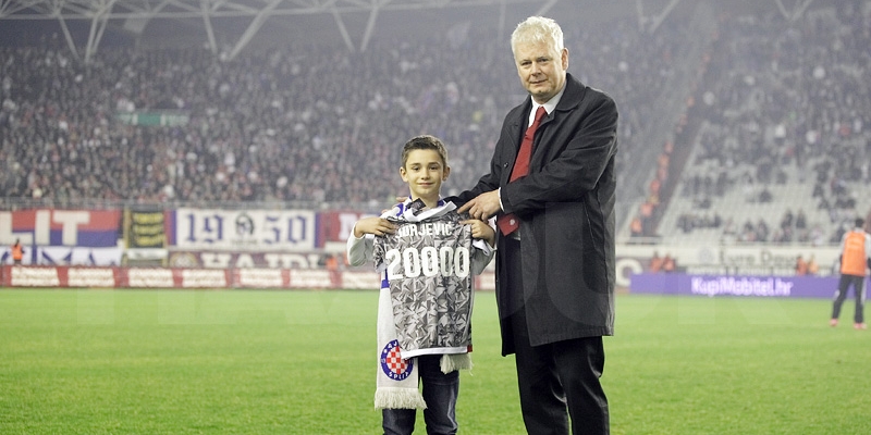 Andrija Jurjević iz Benkovca 20.000-ti je član Hajduka
