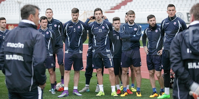 Pogledajte fotoreportažu s večernjeg treninga Hajduka