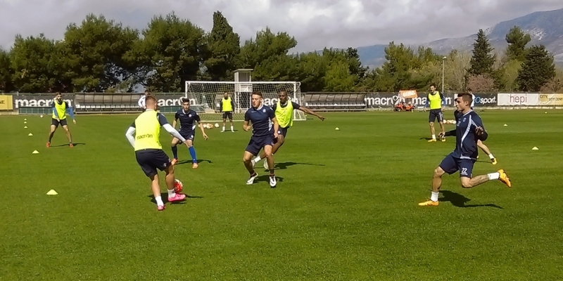 Preparations for the city derby against RNK Split