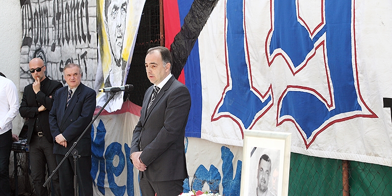 Komemoracija na Starom placu za Žana Ojdanića