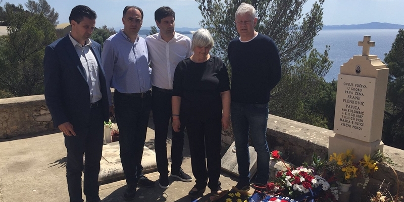 Izaslanstvo Hajduka odalo počast Zlatanu Plenkoviću