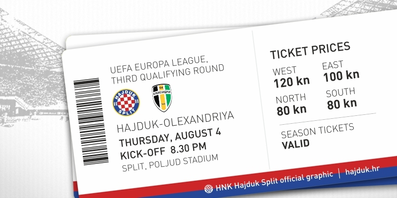 Season tickets on sale from Wednesday, June 26! • HNK Hajduk Split