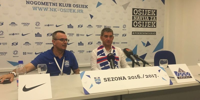 Coach Marijan Pusnik after a draw in Osijek