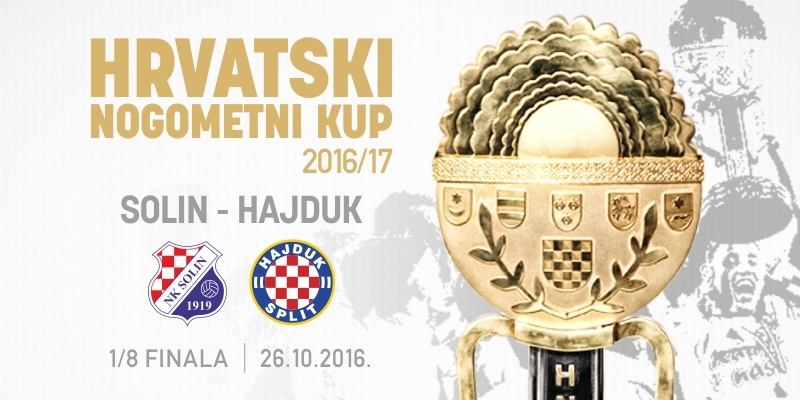 Hajduk protiv Solina u osmini finala Kupa