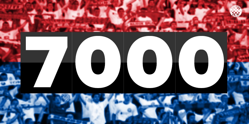 Hajduk prodao 7000 pretplata za sezonu 2016/2017!