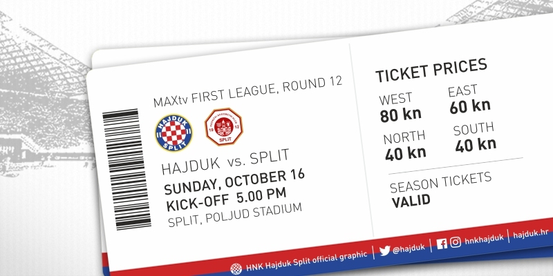 Tickets for Hajduk - Split on sale
