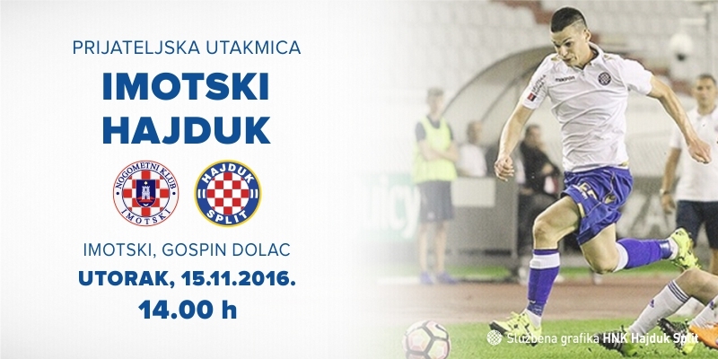 Hajduk vs Imotski on November 15, 2016