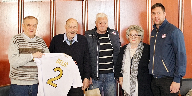 Hajduk delegation visited Svemir Delic