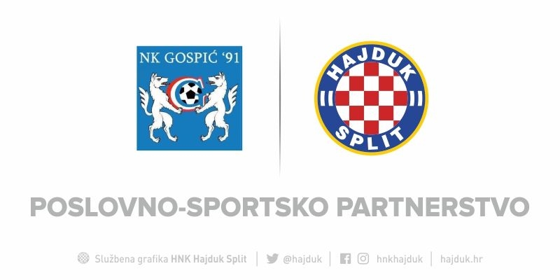 HNK Hajduk i NK Gospić 1991 potpisali ugovor o poslovno-sportskoj suradnji