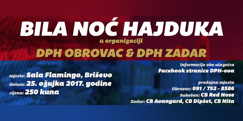 DPH Obrovac i Zadar organiziraju Bilu noć