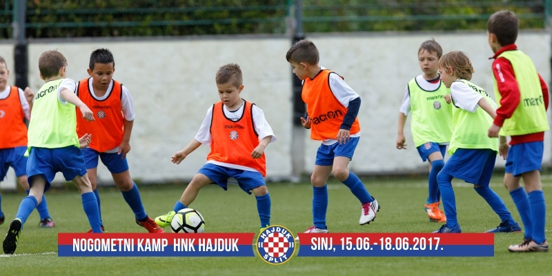 ''Nogometni kamp HNK Hajduk'' u Sinju od 15. do 18. lipnja