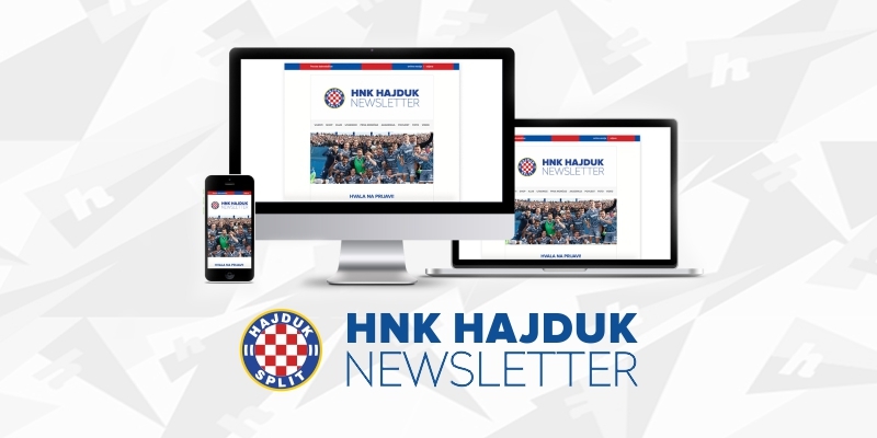 Prijavite se: Kreće Hajdukov newsletter s ekskluzivnim vijestima, poklonima, nagradnim igrama...