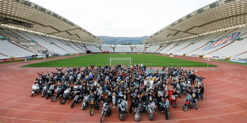 Motoristi humanitarci na Poljudu