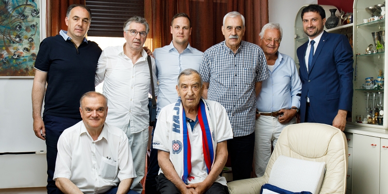 Hajdukova delegacija posjetila Stanka Poklepovića