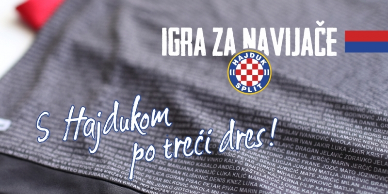 ''Igra za navijače'': Otputujte s Hajdukom u Bolognu po prvi primjerak trećeg dresa!